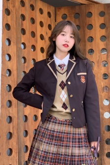 抽象画中的越南少女
